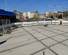 prace torowe na placu Jana Pawła II