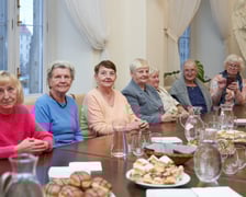 Wizyta seniorów w gabinecie  prezydenta Wrocławia