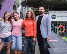 Uczestnicy praktyk organizowanych przez ARAW z Arkadiuszem Górniakiem, koordynatorem programu z  Centrum Projektów Partnerskich ARAW
