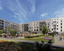 Inwestycja przy ul. Ignacego Mościckiego to jeden z najważniejszych projektów mieszkaniowych realizowanych obecnie przez TBS Wrocław. Wizualizacja