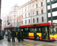 Autobusy Volvo we Wrocławiu. Archiwum MPK