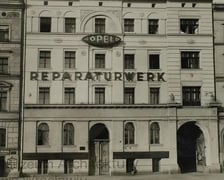 Zakład produkujący samochody Beckmann Otto & Co/Opel. Kamienica przy Kościuszki 124 w 1936 r. Źródło: Archiwum Budowlane Miasta Wrocławia/fotopolska.eu.