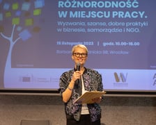 konferencji “Różnorodność w miejscu pracy - wyzwania, szanse i dobre praktyki w biznesie, samorządzie i NGO”