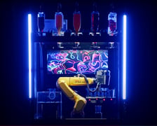 Robbie Drink - robot do przygotowywania drinków przy pomocy AI.