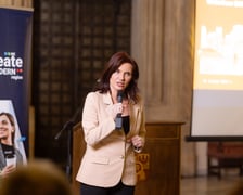 Uczestnicy spotkania  dotyczącego strategii Wrocławia 2050