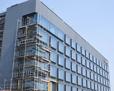 Hampton by Hilton Wrocław Airport w budowie, 3 lipca 2025