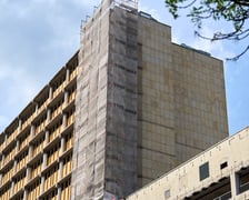 Arkady Wrocławskie w pierwszej części rozbiórki, czerwiec 2025