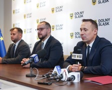 Uczestnicy spotkania firmy Scanway z przedstawicielami samorządu i ARAW.