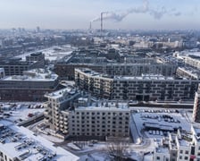 Dawny elewator i okolice ul. Rychtalskiej, styczeń 2024