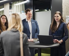 Uczestnicy śniadania biznesowego Invest in Wroclaw.