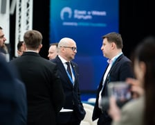 Drugi dzień konferencji East x West Forum w Pawilonie Czterech Kopuł we Wrocławiu (9 kwietnia 2026 r.).