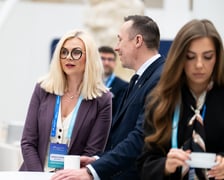 Drugi dzień konferencji East x West Forum w Pawilonie Czterech Kopuł we Wrocławiu (9 kwietnia 2026 r.).