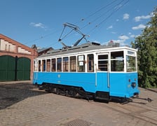 Zabytkowy tabor Wrocławskich Linii Turystycznych, zdjęcie archiwalne
