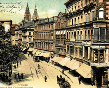 1920 r. - ulica Oławska, Ohlauer Strasse, Wrocław