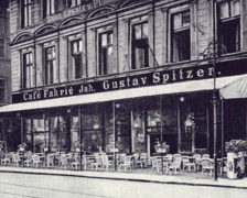 1900-1920 r. - Café Fahri?, zbieg ulic Świdnickiej i placu Teatralnego, Wrocław.