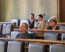 Szkolenie dla osiedlowych radnych ze składania wniosków do Funduszu Osiedlowego. 29 stycznia, sala sesyjna w Ratuszu