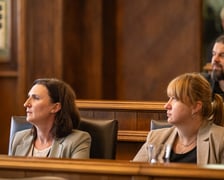 Szkolenie dla osiedlowych radnych ze składania wniosków do Funduszu Osiedlowego. 29 stycznia, sala sesyjna w Ratuszu