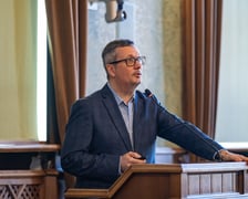 Szkolenie dla osiedlowych radnych ze składania wniosków do Funduszu Osiedlowego. 29 stycznia, sala sesyjna w Ratuszu