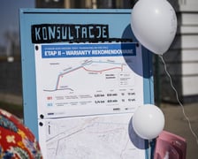 Kosnultacje społeczne na temat przebiegu trasy tramwajowej na Psie Pole