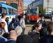 <p>Dzień Otwarty w zajezdni Popowice, zdjęcie archiwalne</p>