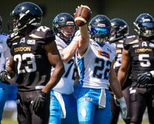 Wyjazdowy mecz futbolu amerykańskiego London Warriors - Panthers Wrocław - 24 maja 2026 r.