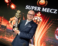 <p>Jakub Mazur, konferencja prasowa przed Super Meczem na Tarczyński Arenie</p>