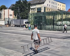 Strefa kibica na Super Mecz w budowie, 13 sierpnia 2026