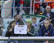 Zdjęcia kibiców z meczu Śląsk Wrocław - Jagiellonia Białystok na Tarczyński Arena, 23 października 2022 r.