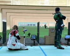 Karolina Kowalczyk (Śląsk Wrocław) i Tomasz Bartnik (Legia Warszawa) na mistrzostwach świata w Kairze Śląska Wrocław