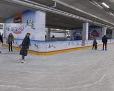 <p>Goście jeżdżący na łyżwach na lodowisku Tarczyński Arena (zdjęcie ilustracyjne)</p>