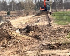 Teren kąpieliska Glinianki. Przygotowanie do nowego sezonu