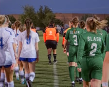 <p>Zawodniczki WKS Śląsk podczas Dallas Texans International Girls Cup</p>