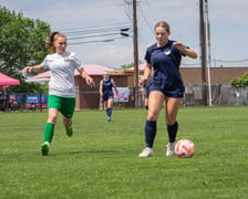 <p>Krystyna Flis, najskuteczniejsza zawodniczka WKS Śląsk. Podczas&nbsp;Dallas Texans International Girls Cup strzeliła trzy gole</p>