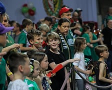 Kibice na meczu Śląsk - Legia w Hali Stulecia