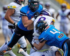 Zawodnicy Panthers Wrocław podczas meczu