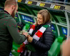 Oświadczyny na stadionie we Wrocławiu