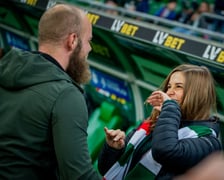 Oświadczyny na stadionie we Wrocławiu