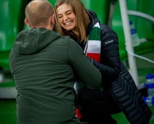 Oświadczyny na stadionie we Wrocławiu