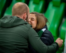 Oświadczyny na stadionie we Wrocławiu
