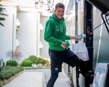 Autobus Śląska Wrocław podczas tournee treningowego