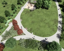 <p>Przyszły Park na Klecinie - wizualizacja</p>