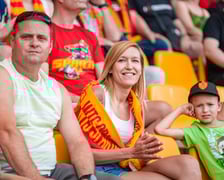 Kibice na meczu Sparta Wrocław - Stal Gorzów Wielkopolski 26 maja na Olimpijskim