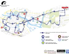 Trasa 10. PKO Nocnego Wrocław Półmaratonu
