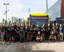 Drużyna WKS-u na lotnisko udała się autobusem MPK. Stamtąd samolotem dotarli na mecz z Riga FC