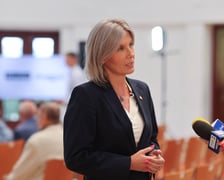 Zdjęcie z konferencji prasowej poświęconej 81. Tour de Pologne (1 sierpnia, Hala Stulecia)