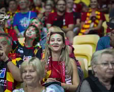 Kibice podczas meczu Betard Sparta Wrocław - GKM Grudziądz na Stadionie Olimpijskim