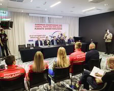 Zdjęcia z konferencji przed ME w karate shinkyokushin