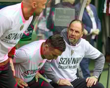 <p>Na zdjęciach mecz Śląska Wrocław z GKS Katowice na Tarczyński Arenie w sobotę 19 kwietnia</p>