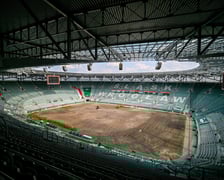 Wymiana murawy na stadionie Tarczyński Arena we Wrocławiu