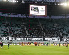 <p>Kibice na meczu Śląska z Jagiellonią</p>